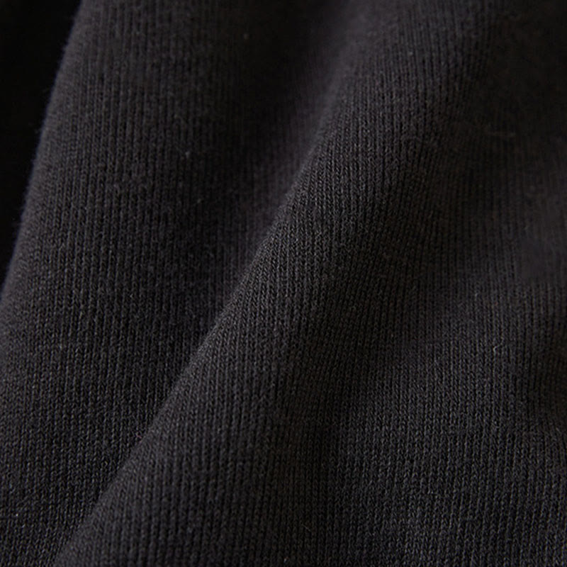 Buddha Stones Plain Buttons Women's Hooded Jacket With Pockets