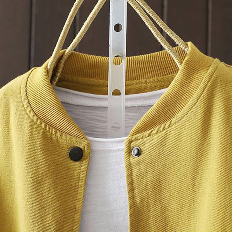 Buddha Stones Fall Button Down Women's Long Sleeve Outerwear Jacket With Pockets