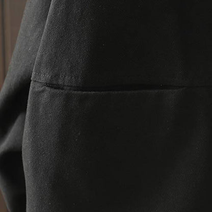 Buddha Stones Fall Button Down Women's Long Sleeve Outerwear Jacket With Pockets