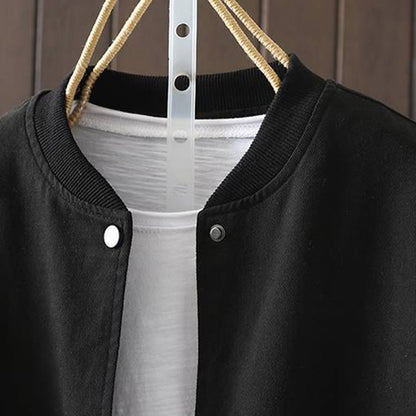 Buddha Stones Fall Button Down Women's Long Sleeve Outerwear Jacket With Pockets