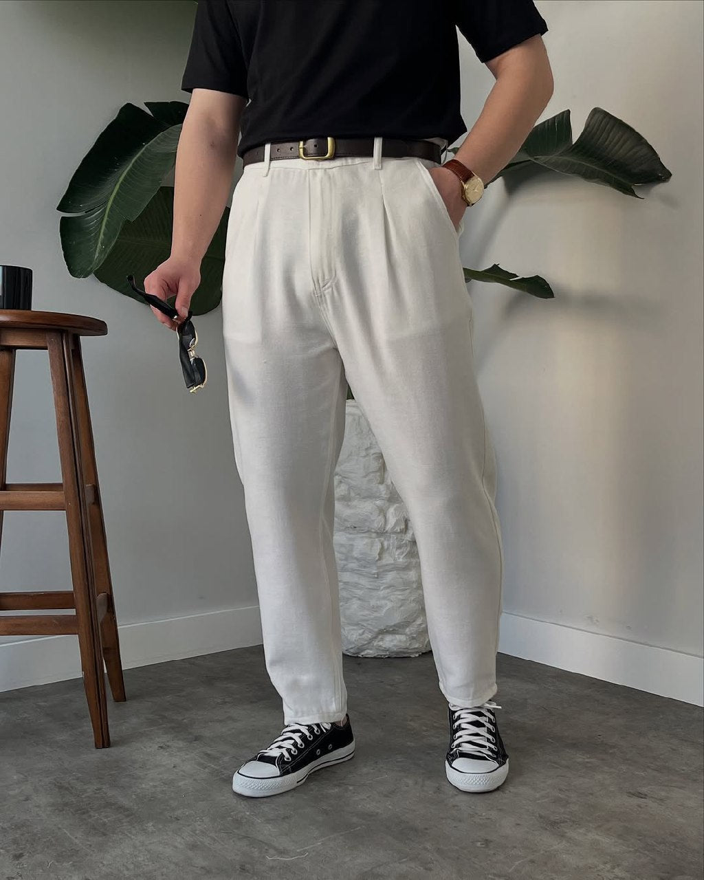Men's Linen Trouser